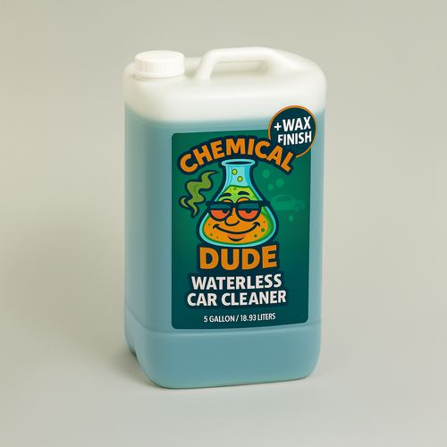 chemical dude waterless car cleaner with wax finish, for cleaning cars